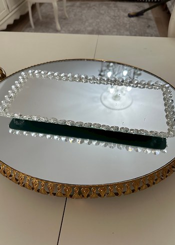 Parlak Altın Renkli Dekoratif Ayna Seti - Görsel 9