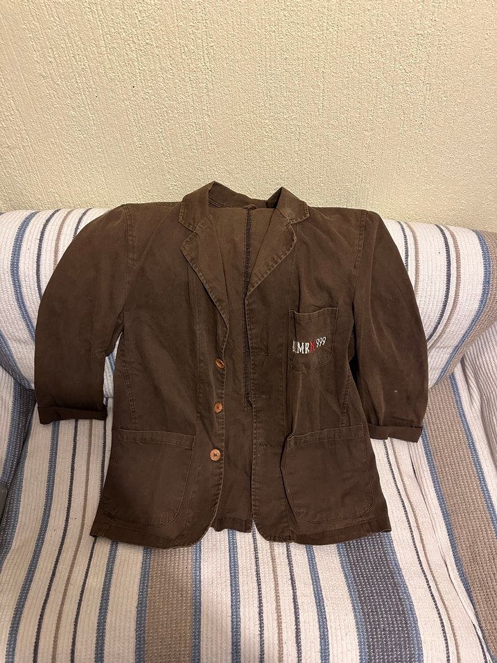 Düğmeli Kahverengi Ceket - Görsel 2