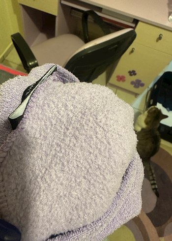 Mor Kadın Oversize Sweatshirt - Görsel 3