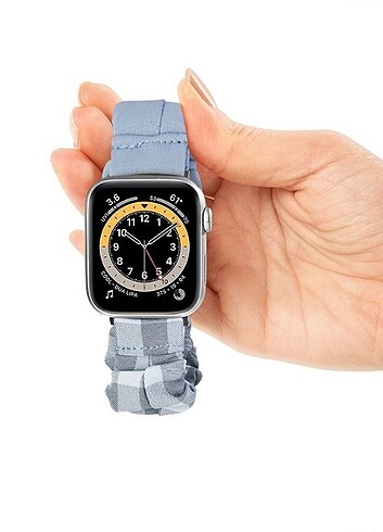 Sevgililer Günü Apple Watch Serisi 9 41mm Kordon Kumaş