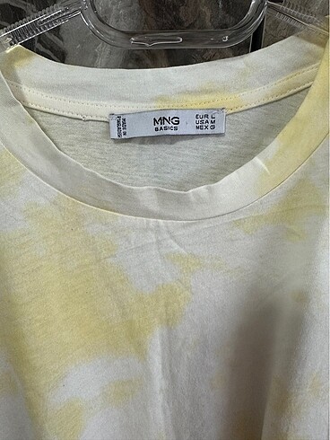 l Beden sarı Renk Mango t-shirt