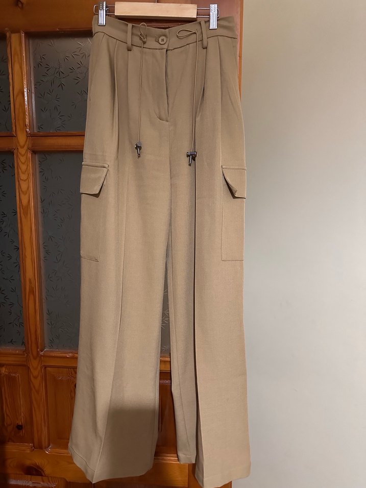 Twist Bej Kadın Normal Kesim Pantolon - Görsel 2