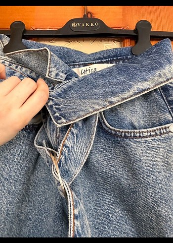 Yepyeni Kadın Mavi Denim Pantolon - Görsel 3