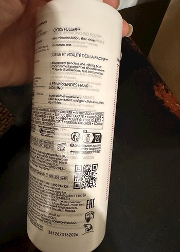 Dercos Energy+ Aminexil Niacinamide Şampuan - Görsel 2