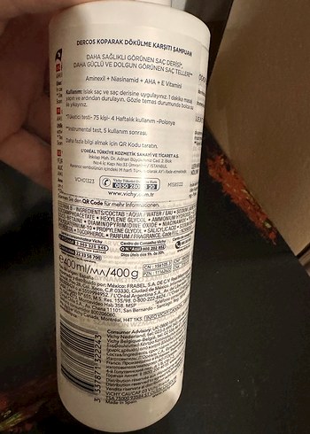 Dercos Energy+ Aminexil Niacinamide Şampuan - Görsel 3