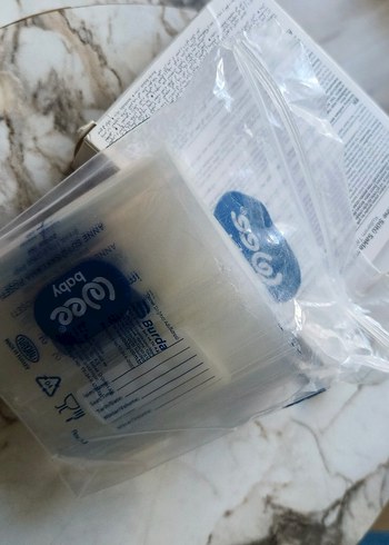 Mavi Bebek Süt Saklama Poşetleri 20li - Görsel 2