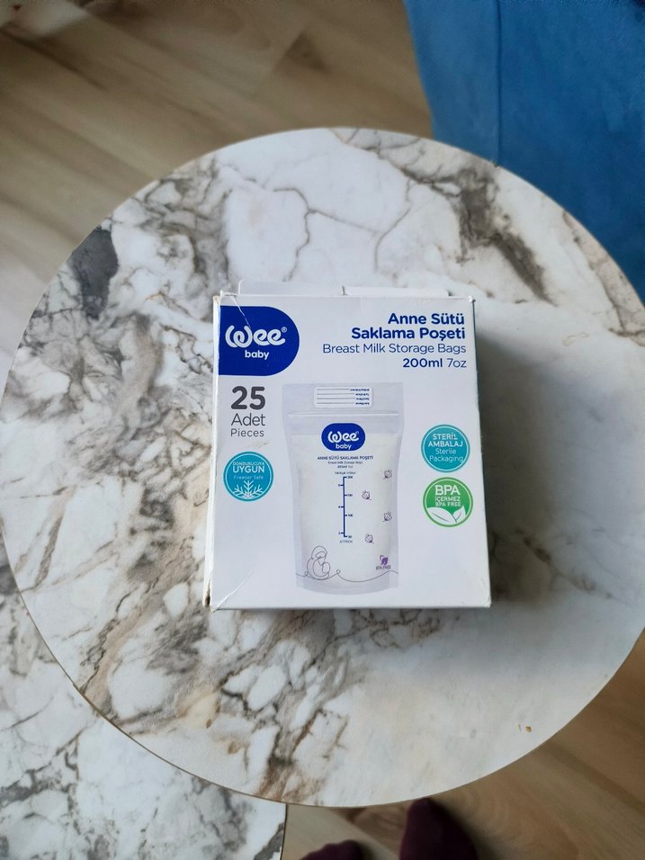 Mavi Bebek Süt Saklama Poşetleri 20li - Görsel 3