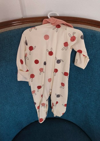 Bebek Kız Baskılı Örgü Hastane Tulumu - Görsel 3