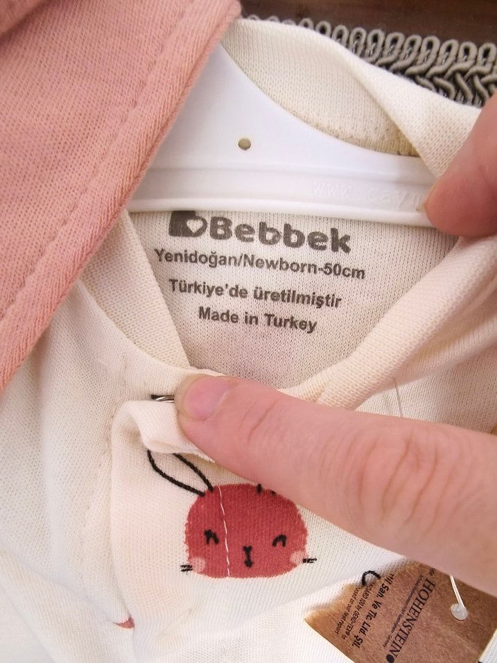 Bebek Kız Baskılı Örgü Hastane Tulumu - Görsel 4