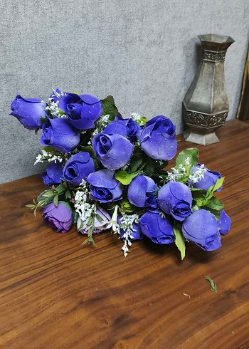 Mor Renkli Yapay Çiçekler - Görsel 5