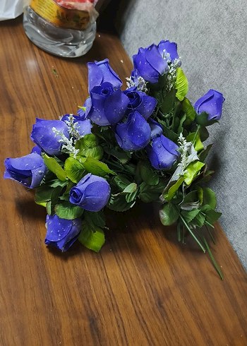 Mor Renkli Yapay Çiçekler - Görsel 4