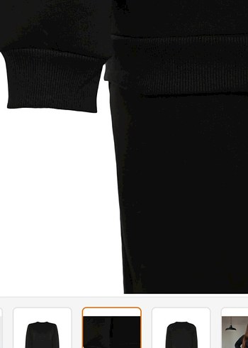 Siyah Rahat Kadın Eşofman Altı - Görsel 4