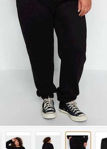 Siyah Rahat Kadın Eşofman Altı - Görsel 3