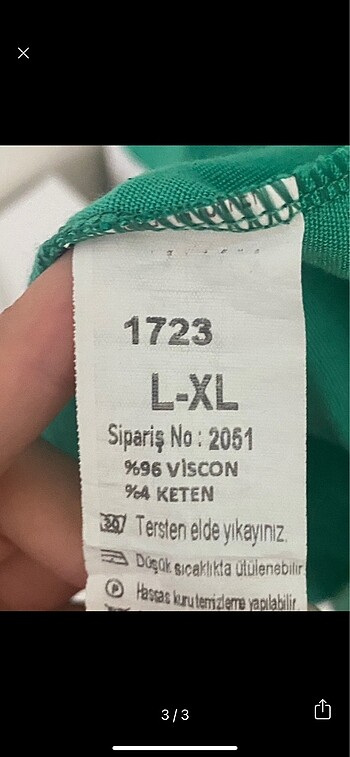 l Beden Yeşil Gömlek