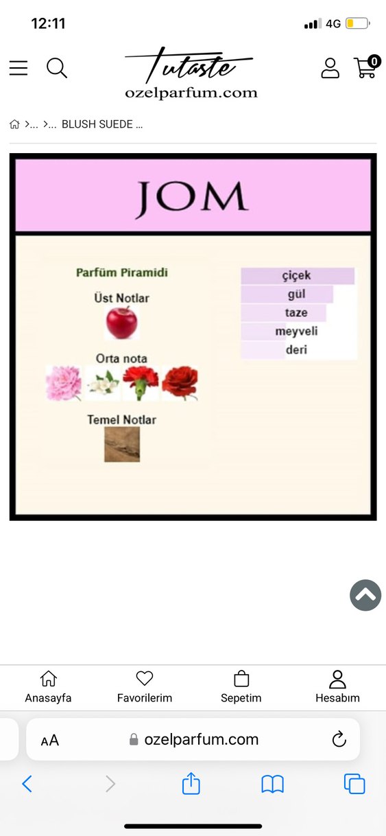 Tutaste Blush And Peony Kadın Parfümü 50 ml - Görsel 3