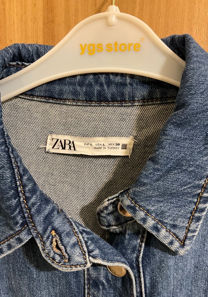 Zara
 Mavi Denim Kadın Ceket - Görsel 2