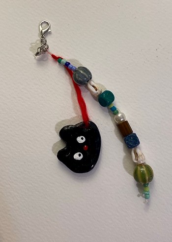 Boncuklu Bohem Kadın Anahtarlık - Görsel 2