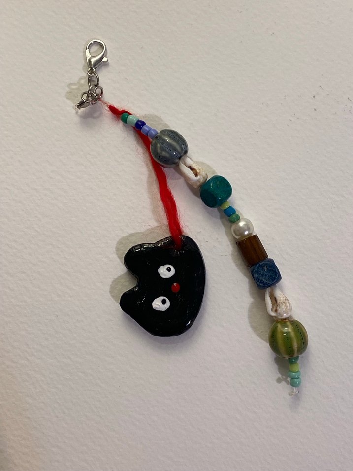 Boncuklu Bohem Kadın Anahtarlık - Görsel 2