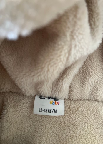 Kürklü Kapüşonlu Erkek Çocuk Kahverengi Kaban - Görsel 2