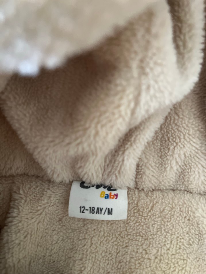 Kürklü Kapüşonlu Erkek Çocuk Kahverengi Kaban - Görsel 2