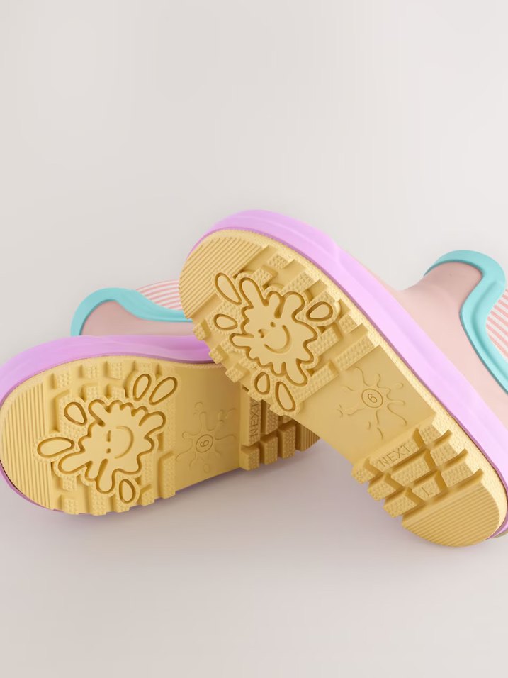 NEXT Peluş Detaylı Pembe Kız Çocuk Yağmur Çizmesi - Görsel 2