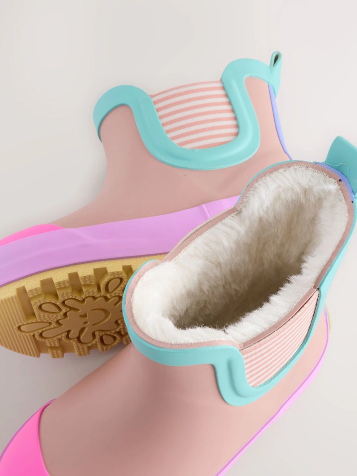 NEXT Peluş Detaylı Pembe Kız Çocuk Yağmur Çizmesi - Görsel 3