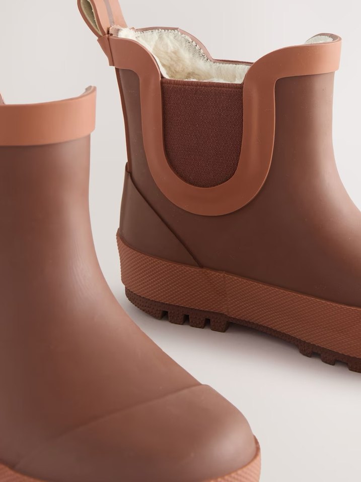 NEXT Bej Kürklü Kauçuk Botlar - Görsel 3