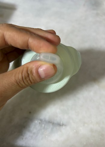 Yeşil Bebek Biberonu Kulplu Pastel Renk - Görsel 3