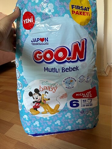 6 numara Goon bebek bezi