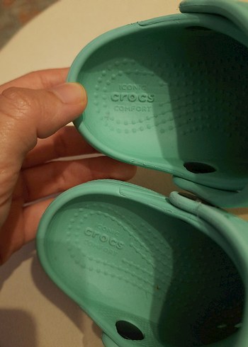 24 Beden turkuaz Renk orjinal crocs 7c