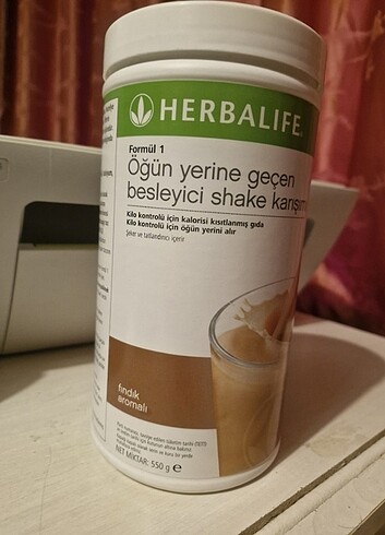 Herbalife fındık aromalı shake 