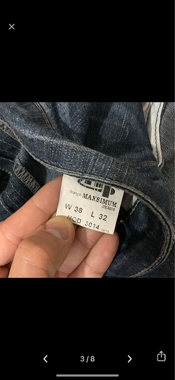 38 Beden KOT PANTOLON