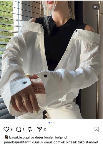 Düşük Omuz Pamuklu Düğmeli Midi Elbise - Görsel 5