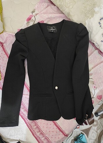 Kısa Blazer Ceket 