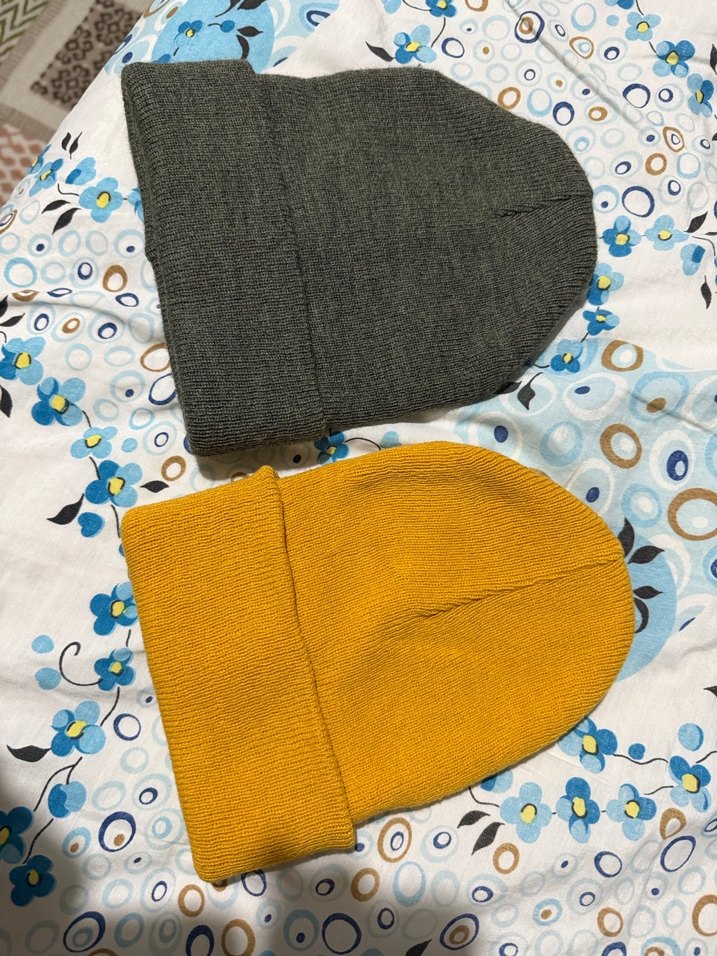 Kadın Gri Örgü Basic Bere - Görsel 2