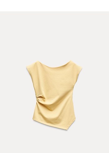 Zara asimetrik bluz
