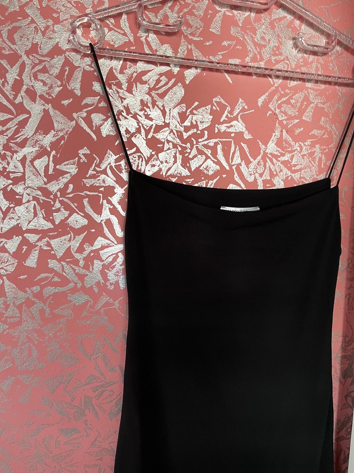 Siyah mini elbise - Görsel 3