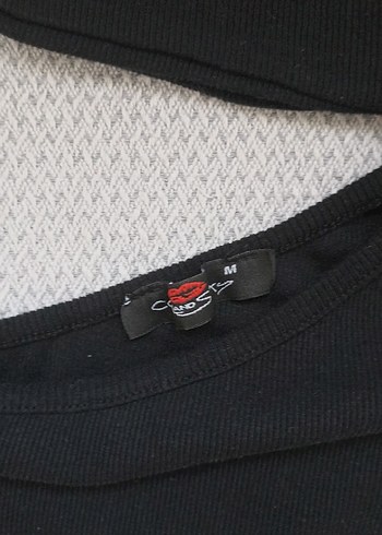 Siyah Vücuda Oturan Triko Hamile Bluzu - Görsel 2