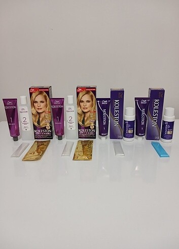 Wella 8/0 Açık Kumral Saç Boyası Set