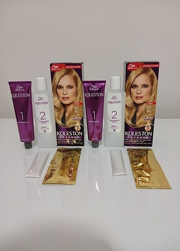 Wella Koleston 8/0 Açık Kumral Saç Boyası Set 2li