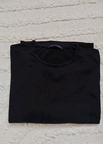 Siyah unisex Basic Tişört