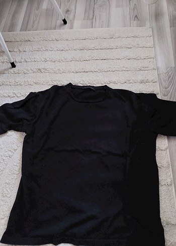 s Beden Siyah unisex Basic Tişört