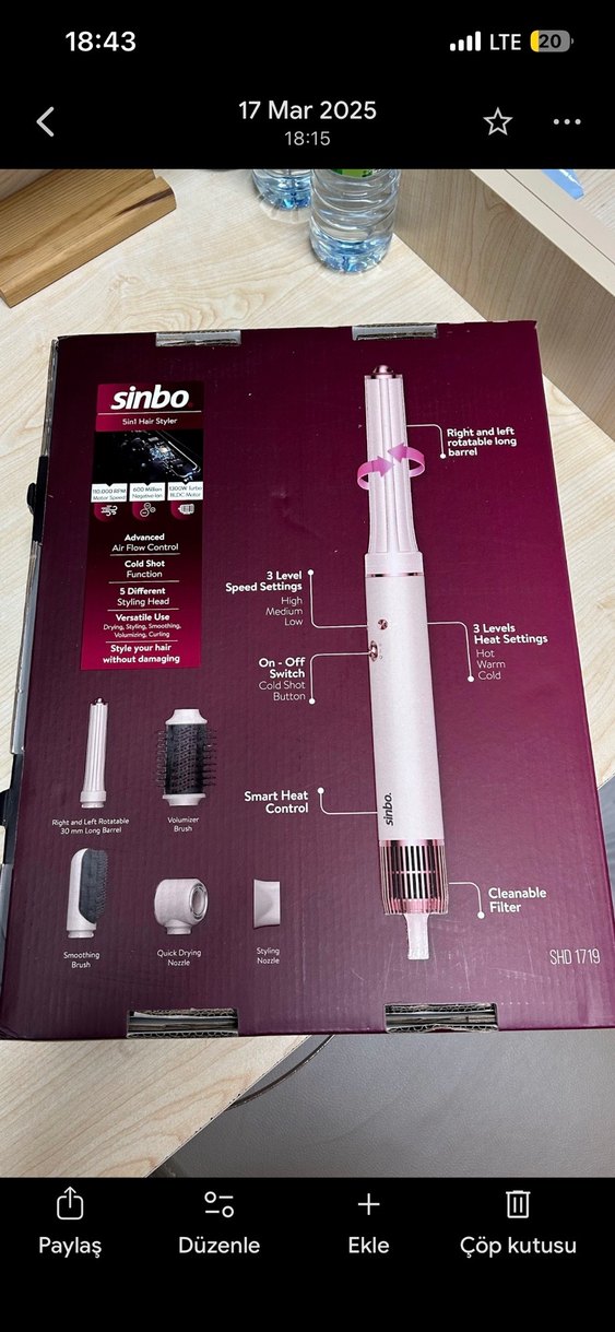 Beyaz Saç Şekillendirici Seti - Görsel 2