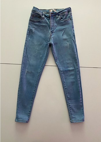 Mavi Midi Kadın Denim Pantolon