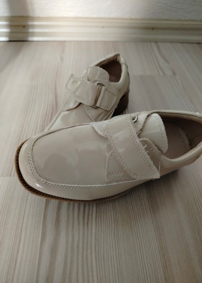 Bebek sünnet ayakkabı rugan - Görsel 4