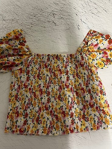 xs Beden Çiçek detay crop