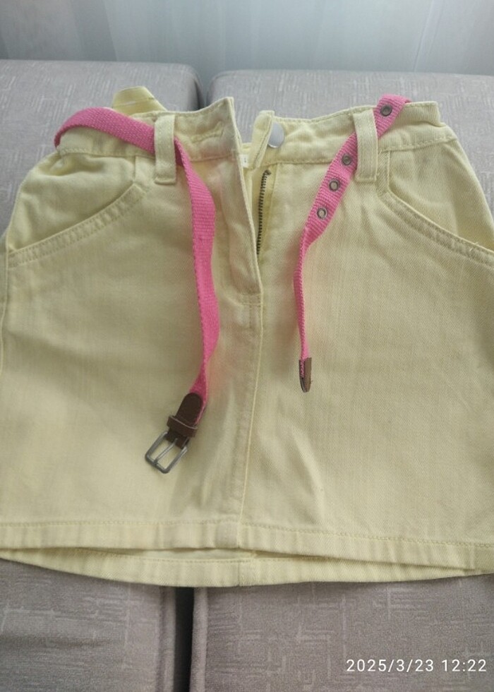 Kız çocuk etek koton - Görsel 2