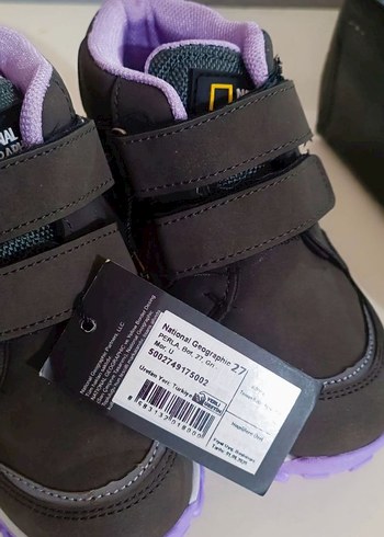 Kız Çocuk Mor Cırt Cırtlı Street Wear Bot - Görsel 5