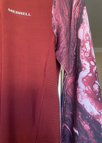 Bordo Uzun Kollu Yüksek Yakalı Kadın Gömlek - Görsel 2