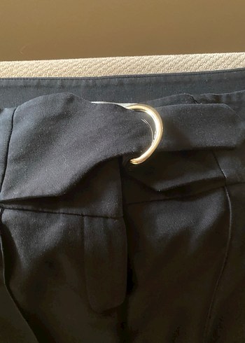 Kadın Siyah Kumaş Pantolon - Görsel 3